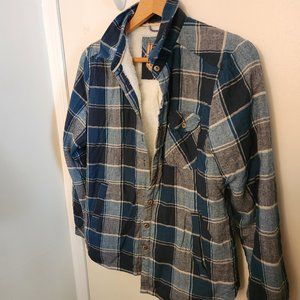 Jetty Marine Supply Co Sherpa lined flannel size small